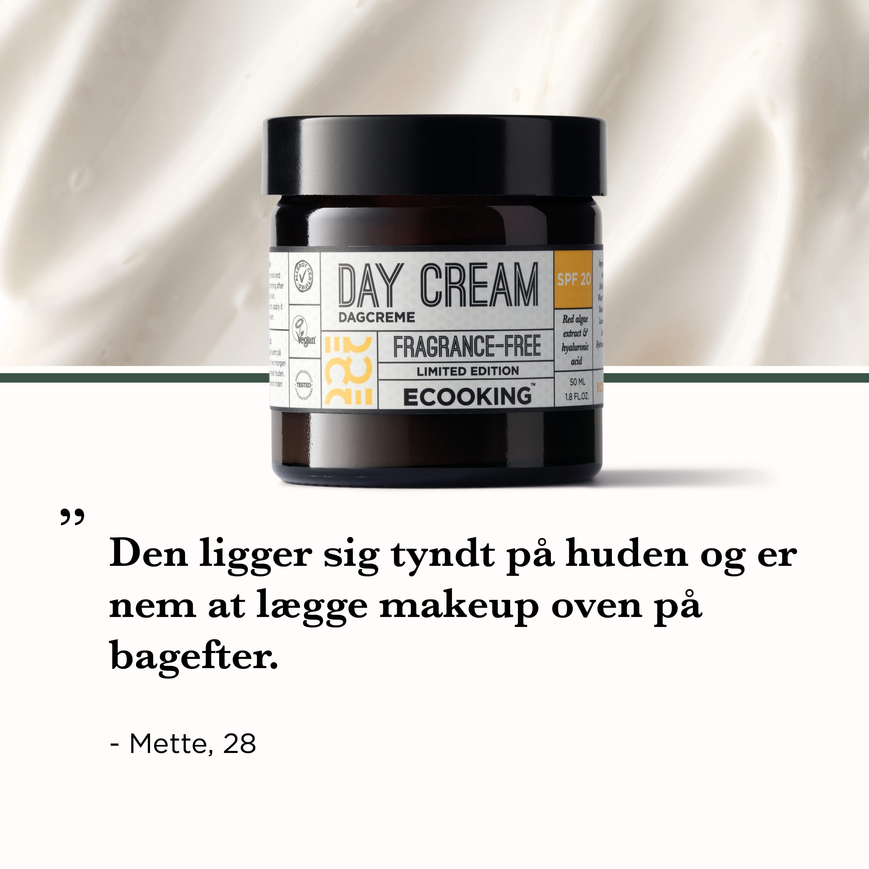 Dagcreme Parfumefri SPF 20