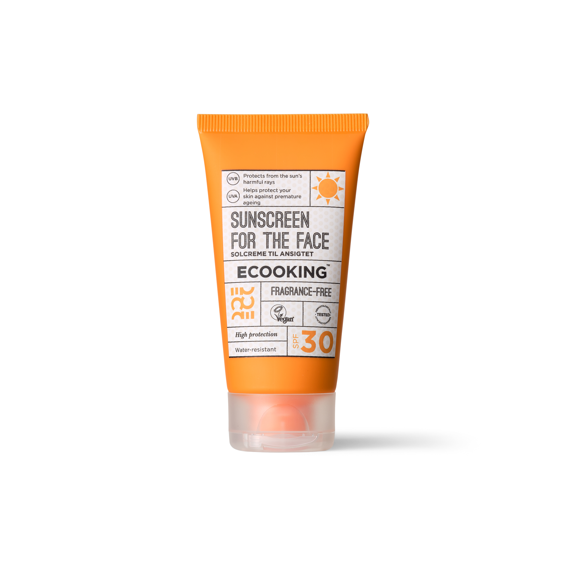 Solcreme til ansigtet SPF 30 15 ml
