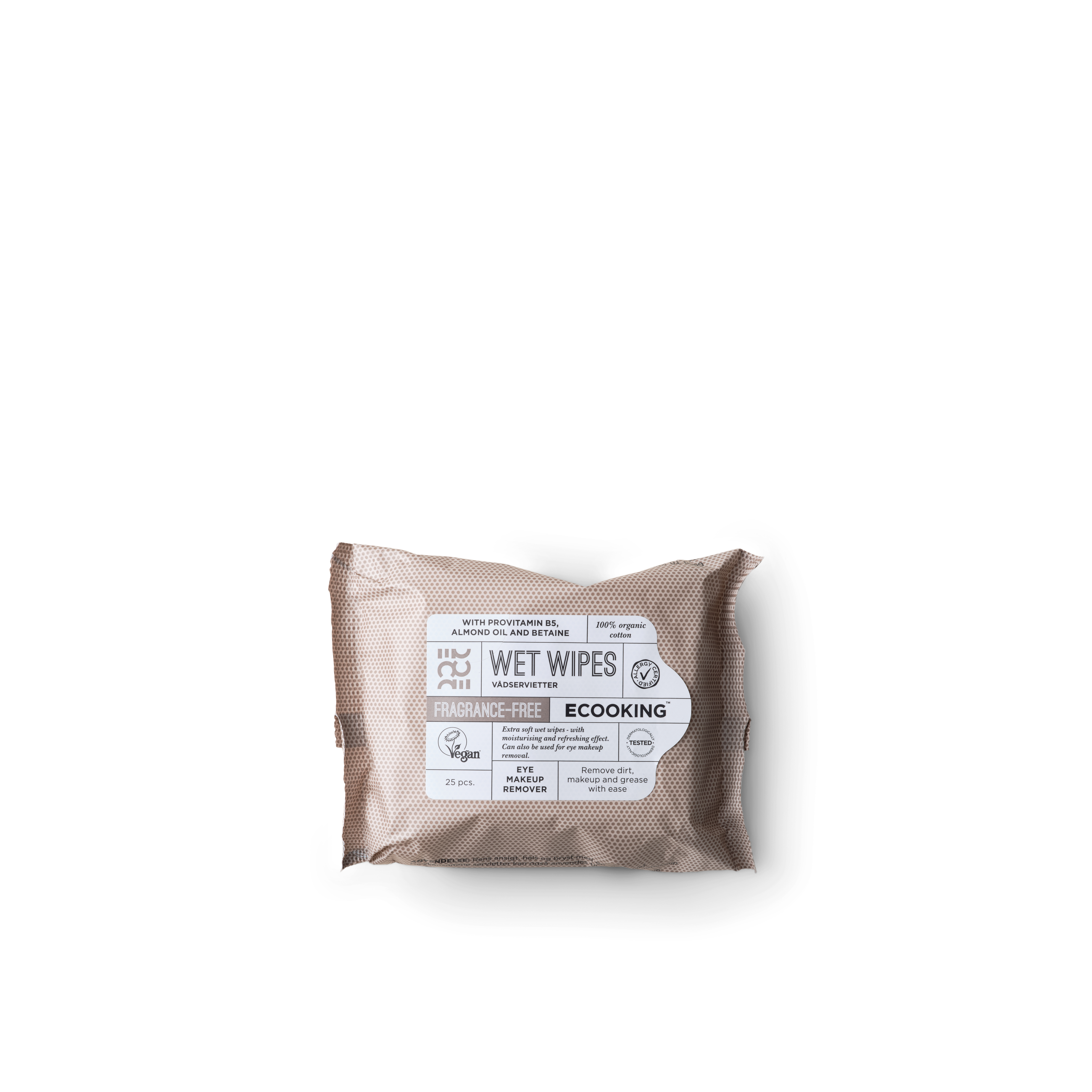 Wet Wipes Parfumefri 25 stk.